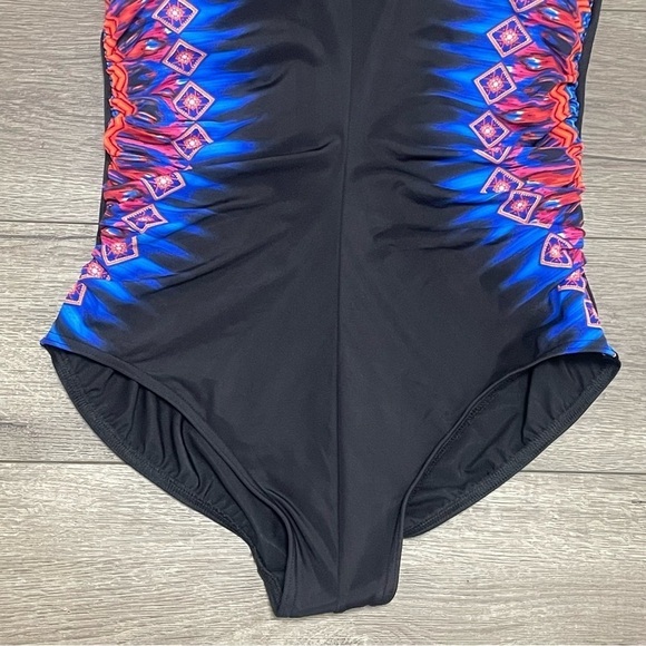 Miraclesuit MULTI Nepali Temptation Underwire One-Piece Swimsuit, US 16 NWOT - Picture 4 of 9